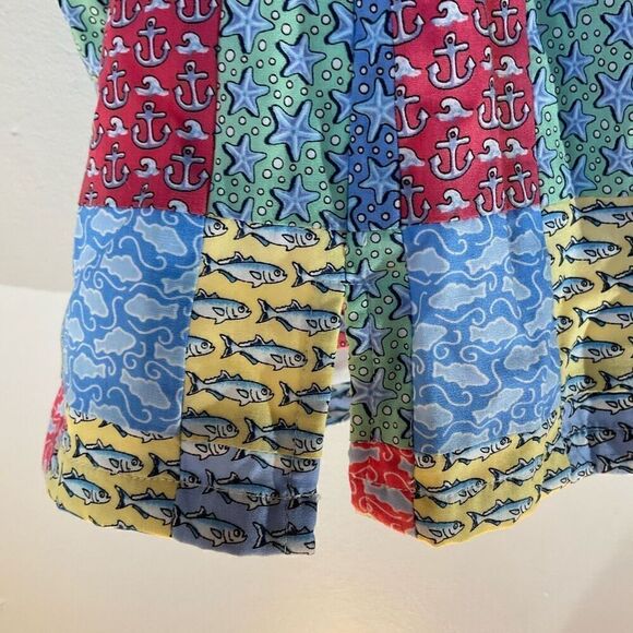 Girl’s Vineyard Vines Patchwork Skort, 8 - Picture 5 of 10